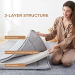Solo Traveler Gel Memory Foam Mattress Topper Cot - Image 5