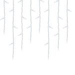 LED-es jégcsap fényfüggöny 2 méretben, hidegfehér-230 LED-del - Image 2