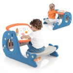 NNECW Convertible Kids Activity Table Set with Whiteboard for Kids - Image 2