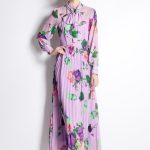 Lavender Fields Pleated Maxi Dress