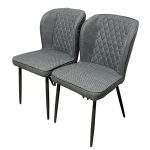 Leo jedálenská stolička, 2 kusy, sivá