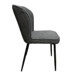 Leo jedálenská stolička, 2 kusy, sivá - Image 3