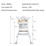 Little Angel 5-In-1 Pink Baby Activity Center High Chair - Image 3