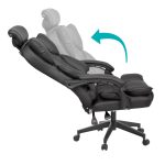 Ředitelská otočná židle LUX, ve více typech-černá - Image 4