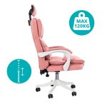 Ředitelská otočná židle LUX, ve více typech-růžová - Image 3