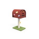 Mailbox Red Climbing Frame Cat Tree - Image 2