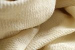 Woolen Mesh Fabric | 120s Count | 152cm Wide | Greige Finish | By The Yard - Image 2