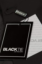 "Milan" Black Tuxedo Jacket Peak (Separates) - Image 5