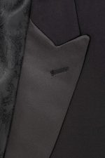 "Milan" Black Tuxedo Jacket Peak (Separates) - Image 2
