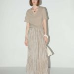 Mocha V-Neck Cotton Short-Sleeve Tee