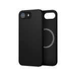 Coque silicone MagSafe iPhone 16e - Noir