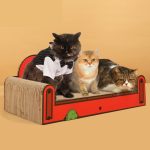 One Family Red Large Sofa Cat Scratching Board - Image 2