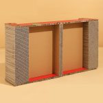 One Family Red Large Sofa Cat Scratching Board - Image 3