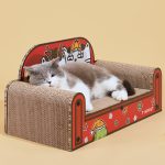 One Family Red Small Sofa Cat Scratching Board - Image 2