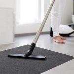 Podložka pod židli na ochranu podlahy, šedá - Image 3