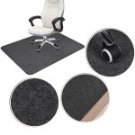 Podložka pod židli na ochranu podlahy, šedá - Image 2