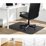 Podložka pod židli na ochranu podlahy, šedá - Image 4