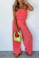 Ruffle Top and Wide Pants Set - Image 6