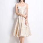 Paloma Slim Fit Jacquard Midi Dress