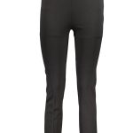 PATRIZIA PEPE BLACK WOMEN'S TROUSERS