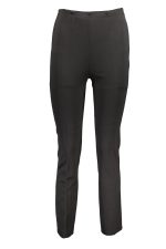 PATRIZIA PEPE BLACK WOMEN'S TROUSERS