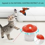 Smart Interactive Cat Toy Automatic Rotating Mode Toy Cats Funny Pet Game Electronic Cat Toy butterfly Feather Toys Kitty - Image 4