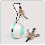 Smart Interactive Cat Toy USB Rechargeable Led Light Self Rotating Ball Pets Playing Toys Motion Activated Pet Ball - Image 5