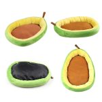 Pet Cat House for Dog Mat Warm Bed Small cats Beds Nest for Dogs Avocado Shape Sleeping Bags Comfortable Kennel Sofa - Image 2