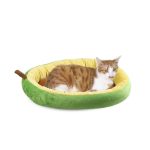 Pet Cat House for Dog Mat Warm Bed Small cats Beds Nest for Dogs Avocado Shape Sleeping Bags Comfortable Kennel Sofa - Image 5