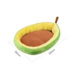 Pet Cat House for Dog Mat Warm Bed Small cats Beds Nest for Dogs Avocado Shape Sleeping Bags Comfortable Kennel Sofa - Image 4