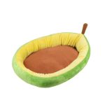 Pet Cat House for Dog Mat Warm Bed Small cats Beds Nest for Dogs Avocado Shape Sleeping Bags Comfortable Kennel Sofa - Image 6