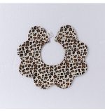 Adorable Simple Pattern Cotton Snap-on Flowers Shaped Bib - Image 19