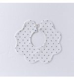 Adorable Simple Pattern Cotton Snap-on Flowers Shaped Bib - Image 15