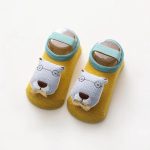 Baby 3D Cartoon Animal Patched Design Dispensing Non-Slip Lace-Up Socks Shoes - Image 8