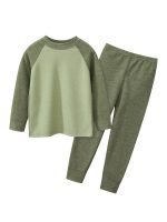 Arrival Autumn Kids Unisex Long Sleeves Simple Casual Top and Solid Color Long Trousers – Clothing Set - Image 23