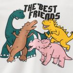 Summer Boys’ Cartoon Animals Pattern T-shirt in European and American Style - Image 3