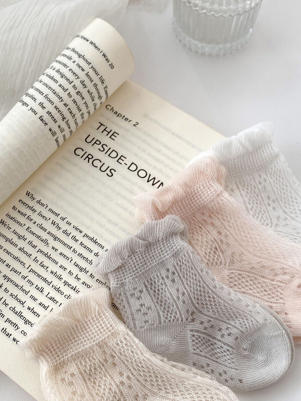 Pairs Summer Super Thin Breathable Socks For Girls: Baby Girls Floral Pattern Socks - Image 2