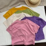 Baby Solid Color Thin Style Fashion Unisex T-Shirt - Image 2
