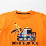 Summer Baby Kids Cartoon Pattern T-shirt and Plaid Shorts Casual Clothing Set for Boys - Image 4