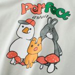 Summer Boys’ Animals Cartoon and Letters Pattern T-shirt in European and American Style - Image 2