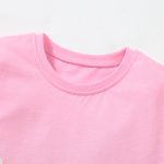 Baby Girl Rabbit Cartoon Floral Ruffle Short Sleeve O-Neck Cotton Summer T-Shirt - Image 3