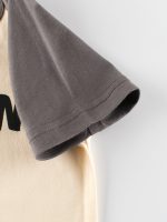 Adorable Cartoon Print Girls’ Patchwork T-Shirt For Summer - Image 5