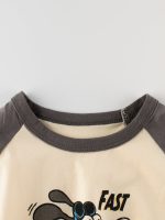 Boys’ Cartoon Animals Pattern T-Shirt In European And American Style - Image 3