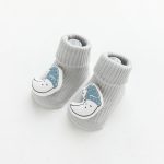 Baby Cartoon 3D Doll Patched Pattern Non-Slip Floor Socks - Image 3