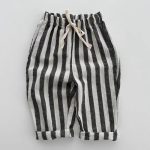 Summer Hot Selling Baby Breathable Thin Striped Loose Comfortable Pants - Image 2