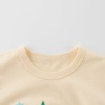 Summer Girls’ Colorful Stars Printed T-shirt in European and American Style - Image 4