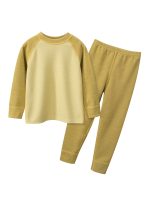 Arrival Autumn Kids Unisex Long Sleeves Simple Casual Top and Solid Color Long Trousers – Clothing Set - Image 4