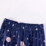 Baby and Kids Girls Universe Cartoon Pattern Long Sleeves Casual Pajamas Clothing Set - Image 4