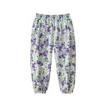 Children’s Summer Girls’ Floral Pattern Thin Breathable Pants – Casual Kids Trousers - Image 17