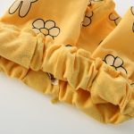 Summer Baby Kids Girls Cartoon Rabbit And Flowers Pattern T-Shirt And Shorts Clothing Set - Image 5